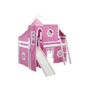 princess castle girls loft bed